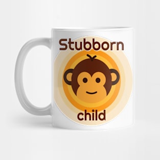 Stubborn child Monkey'Shop Mug